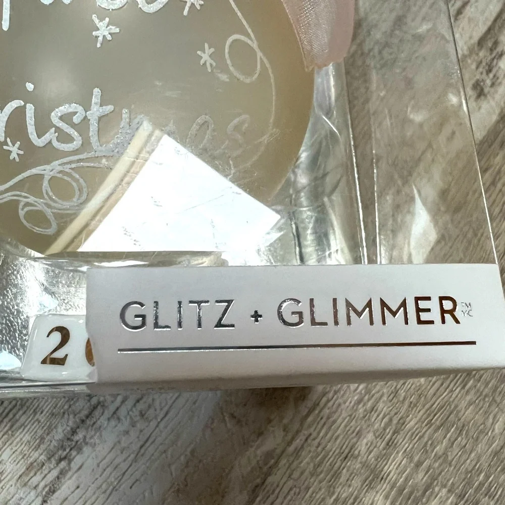 Baby’s first Christmas ornament